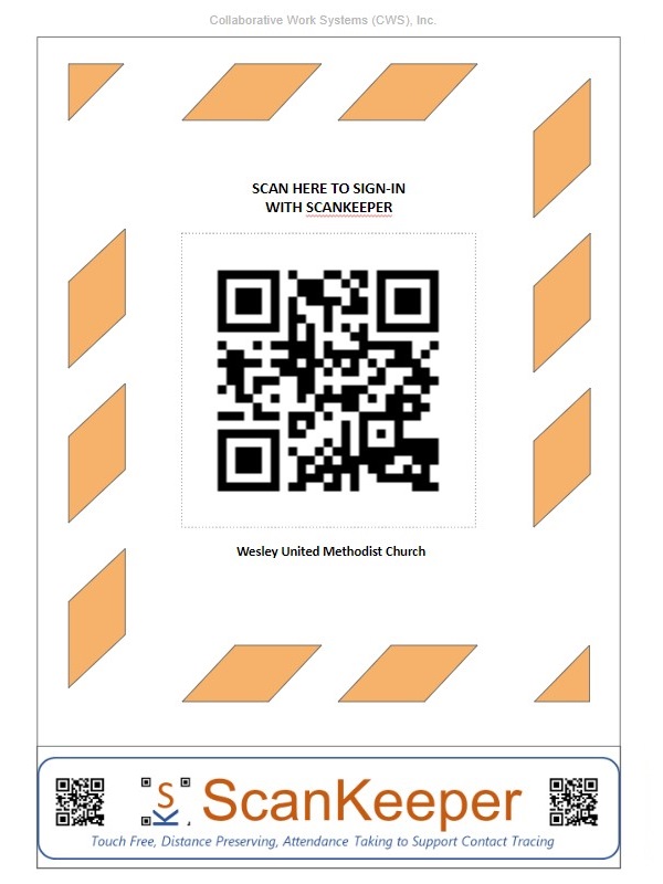 1. Example QR Code Sign